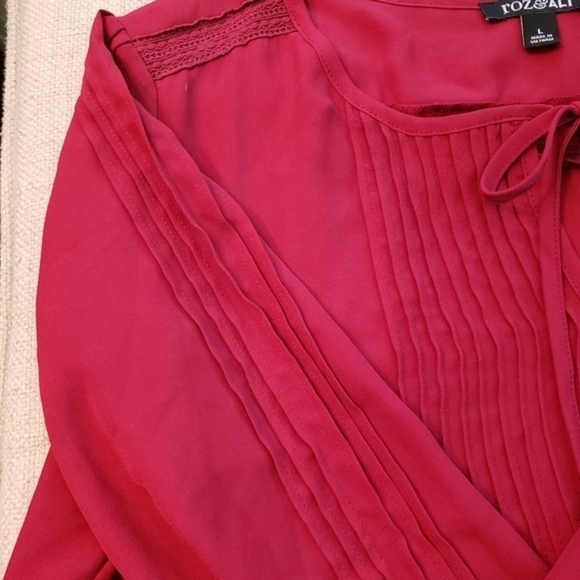 Roz&Ali womens long sleeve blouse - Picture 4 of 7